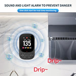 Direct Insertion Carbon Monoxide Monitor 2.1 Inch Screen 0-999ppm Real Time Updates Plug and Play Air Quality Alarm Gas Sensor