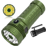 Lumintop Mach4695 with OLED Display 30000LM Strong Light 8*XPH50 LED Flashlight With 46950 Battery USB-C Charge Discharge 32000mAh Power Bank Self Protect Search Torch With Fan High Powerful Outdoor Lighting