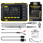 LinkMejor DSO152 Mini Handheld Digital Oscilloscope Latest Version 2.5MSa/s 200KHz Analog Bandwidth 800 VPP with PWM Output