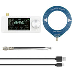 SI4732 0.5-108mhz Portable Radio 1.9inch IPS Screen Mini Pocket Radio with 2pcs Antenna FM/AM Radio All Band Radio Receiver