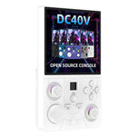 [128G] DC40V Open Source Retro WIFI Handheld Game Console 4000mAh 4.0-inch IPS Screen Quad-Core RK3326 Multiplayer Portable Pocket Video Player with Dual Replaceable Joysticks