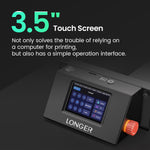 [EU/US/BR/UK Direct] LONGER RAY5 5.5W Laser Engraver Newly Upgraded Version 24000mm/min Engraving Speed 0.08x0.08mm Laser Spot 3.5 inch Touch Screen 400x400mm Working Area Offline Carving 32-Bit Chipset WiFi Connection Support AI Lightburn