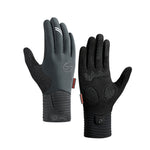 Golovejoy Winter Cycling Gloves for Men Women Outdoor Sports Windproof Waterproof Fleece Warm Non-slip Shock Absorption Bike Gloves