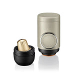 LinkMejor Minipresso NS2 18Bar Portable Espresso Maker Compatible with NS Original Capsules Manually Operated Small Handheld Coffee Machine for Travel Camping