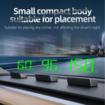 M2 KM/H / MPH HUD Car Head-Up Display GPS Speedometer Compass Car Dashboard Screen Universal GPS HD Car Look Up Display