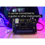 Kazoo Synthesizer Effect Processor 24Bit 48kHz Adjustable Sampling Rate Rechargeable Compatible with Electric Guitar Oscillator Sound Audio Visualization MIDI Patch Sharing Portable Music Device