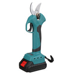 LinkMejor 21V Electric Pruning Shears Cordless Tree Branch Pruner with 1/2 Pack 2.0-3.0Ah Lithium Batteries Powerful Brushless Motor 1.2-Inch Cutting Diameter