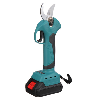 LinkMejor 21V Electric Pruning Shears Cordless Tree Branch Pruner with 1/2 Pack 2.0-3.0Ah Lithium Batteries Powerful Brushless Motor 1.2-Inch Cutting Diameter