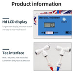 Dual Probe DM-1 Water Quality Tester 0-9990PPM LCD Display TDS Meter Compact Design Accurate Measurement for Fish Tank Tap Water Filtration Systems