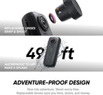 Insta360 X4 Air 8K Panoramic Action Camera 360 Video 49ft Waterproof with FlowState Stabilization Horizons Lock