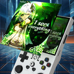 R36Max 128G Open Source Handheld Game Console 4.0-inch Screen Built-in 21000+ Games 4000mAh Portable Dual Hall Joystick Pocket Video Player Supports 30+ Emulators