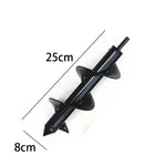 8cm Diameter Earth Auger Hole Digger Tools Planting Machine Drill Bit Fence Borer Petrol Post Hole Digger Garden Tool 4 Size Option