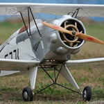 LinkMejor Bucker Bu133 1/5 Scale 1320mm Wingspan Balsawood RC Airplane Biplane Fixed-wing KIT