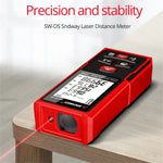 LinkMejor SW 120m 100m 70m 50m Laser Distance Meter Digital Rangefinder Electronic Level with Angle Sensor Backlight Waterproof