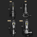 NovSight T11 LED Headlight Bulb 60W Pair 16000LM 6500K White Light IP68 Waterproof Automotive Headlights High Brightness Bulbs Long Lifespan Easy Install Aviation Aluminum