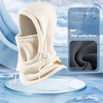 LinkMejor 1pcs Winter Balaclava Knit Hood Men Women Windproof Warm Cycling Outdoor Sports Thermal Fleece Face Neck