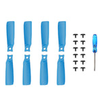 LinkMejor 4022F Lightweight Colorful Propeller Props Blades Accessories for DJI FLIP RC Drone Quadcopter