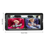 Car Baby Camera Dual Channel 6.8inch 1080P Display with 2 IR Night Camera and 150° Wide View Angle Automotive Baby Camera
