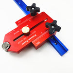 LinkMejor Upgrade Extended Woodworking Thin Rip Guide Lengthen Table Saw Fast Cutting Limit Fence Workbench T Track Guide