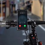 LinkMejor Universal 4.5-7.2 inch Bike Phone Holder Hold Firmly Motorcycle Handlebar Phone Navigation Frame Mount