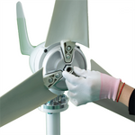 Wind Controller S-Shaped 6-Blade Wind Turbine Power Generator Inverter 300W Auto-Charging 12V/24V Efficient Energy Conversion IP6 Protection Easy Installation 300W