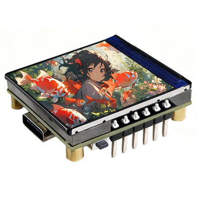 ESP32-C6 LCD Development Board 1.3 Inch IPS Screen 240x240 Display 262K Color ST7789 Driver Wi-Fi 6 BLE 5 with Micro SD Slot Type-C Power