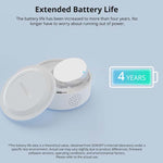 LinkMejor SNZB-02P Wireless Zigbee3.0 Temperature Humidity Sensor Smart Home Alert Works with LinkMejor iHost NSPanel Pro ZB Bridge Pro ZBDongle-E