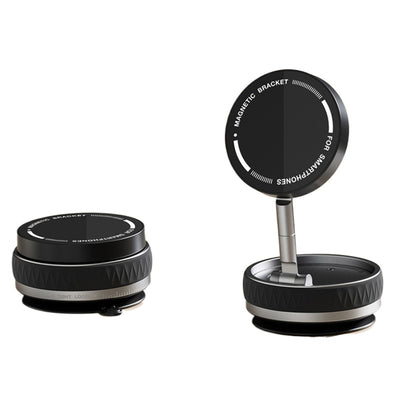 360° Adjustable Vacuum Magnetic Suction Cup Phone Mount Portable Hands-Free Magnetic Car Phone Holder for above 4.7inch Mobile Phone