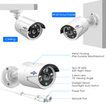 LinkMejor HB615 H.265 5MP Security IP Camera POE ONVIF Outdoor Waterproof IP66 CCTV P2P Video Camera