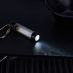 Mini Flashlight 200mAh 8W 240 Lumens Type-C Rechargeable Keychain Light Magnetic Base Glow Body EDC Pocket Light