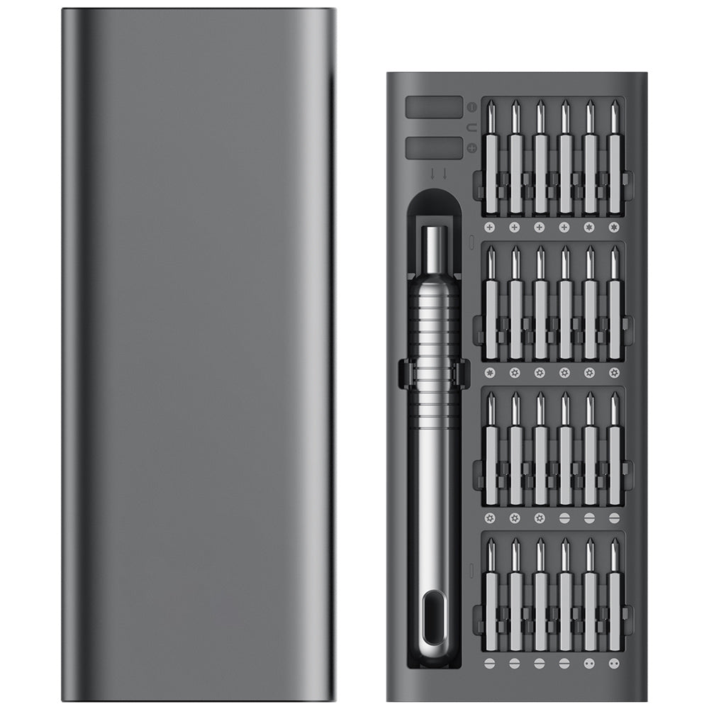 51-in-1 Manual Screwdriver Set with Strong Magnetic Functionality Aviation-grade Aluminum Alloy Shell Ergonomic Design Suitable for Various Screw Types