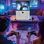 [64G] DC45V10000+ Games Open Source Handheld Console 4.5 Inch IPS Screen RK3326 WiFi 4000mAh Retro Game Emulator Portable Linux Gaming Device with Vibration RGB Joystick