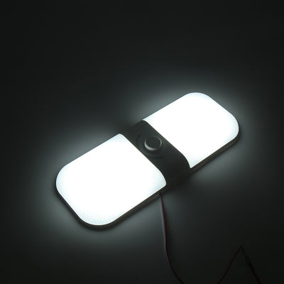 12V 120 LED Car Ceiling Dome Roof Light Interior Light Lamp Dimmable Switch For Camper Van Caravan Motorhome Boat RV