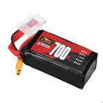 LinkMejor 4S 14.8V 700mAh 75C 10.36Wh LiPo Battery XT30 Plug for RC Drone FPV Racing