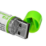 1.2V 1450mAh USB Rechargeable AA Li-po Battery for Flysky i6 i6x DumboRC X6 X4 Taranis QX7 Transmitter 144001 RC Car