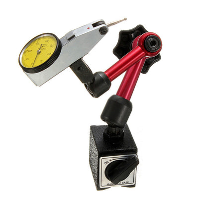 LinkMejor Mini Flexible Magnetic Base Holder Stand Tool for Dial Indicator Test
