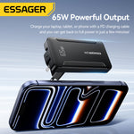 [GaN Tech] ESSAGER ES-CD48 65W 2-Port USB PD Charger USB-A+USB-C PD3.0 QC4.0 PPS Fast Charging Wall Charger Adapter EU Plug for iPhone 17 17Pro 16 Pro Max 15 14 13 for Xiaomi 17pro for SAMSUNG for OPPO for VIVO