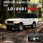 LinkMejor 18401 PRO RTR 1/18 2.4G 4WD FOC Sensored Brushless RC Car Rock Crawler Off-Road Climbing Truck LED Light Full Proportional Vehicles Models Metal Drive Shaft Oil Shocks Toys