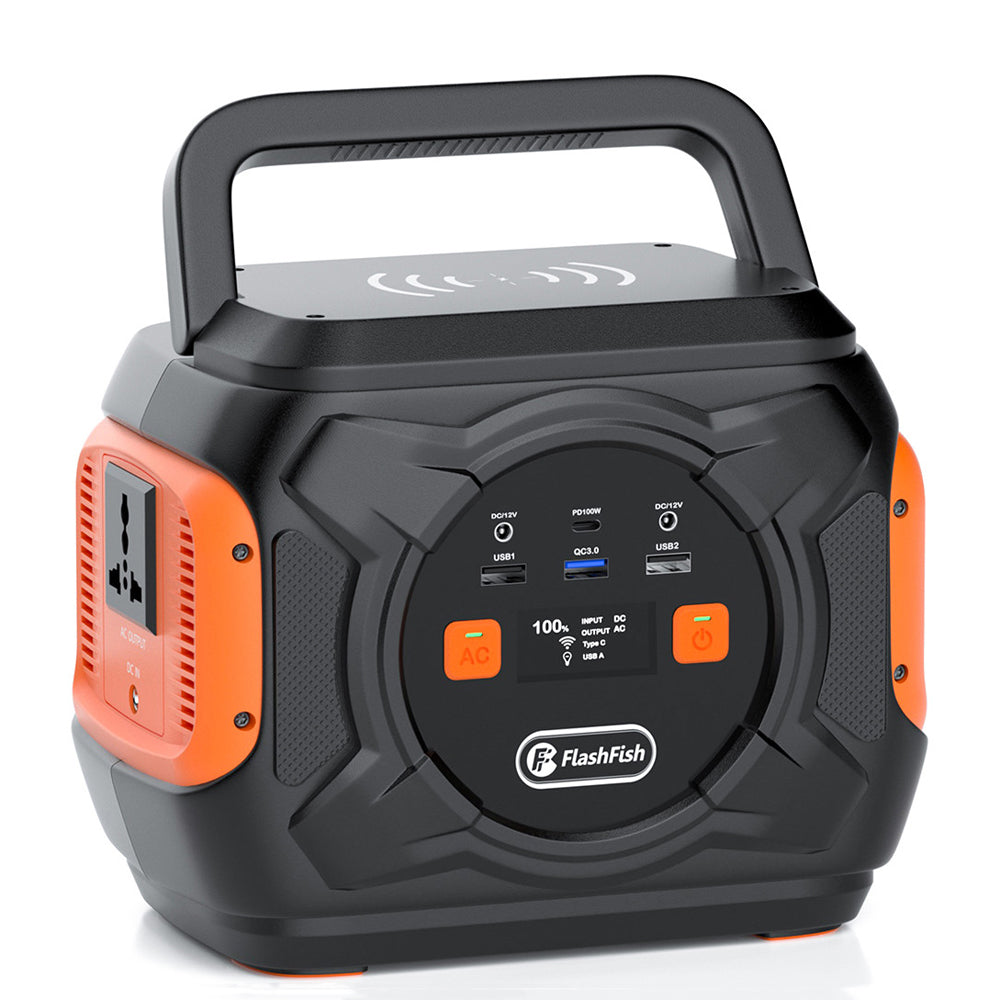 [US Direct] FLASHFISH A301 320W 80000mAh Portable Power Station Backup Solar Generator For Outdoor Travel Camping Home Emergency Supply
