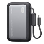USAMS CD284 PB102 22.5W 37Wh 10000mAh Semi-Solid Power Bank with Digital Display External Battery Power Supply with 2 Inputs & 3 Outputs Support PD QC Fast Charging for iPhone  17 17 Pro 16 Pro Max 15 14 for Huawei Mate XT for OPPO for VIVO