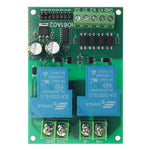 30A 12V 24V DC Motor Controller Relay Board Forward Reverse Control Limit Start Stop Switch for Garage Door Crane Elevator
