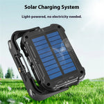 Portable Rechargeable Solar Charging Camping Light 360° Lighting Car Repair With Magnet Flashlight COB Car Maintenance Hook Lamp