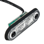1PCS 12V/24V 2 LED Flush Fit Led Marker Lights Side Signal Lamps Kelsa Bar
