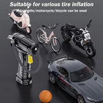 120W Smart Car Electric Tire Inflator Pump Car Handheld Intelligent Digital Display Household Car Electric Portable Tire Air Pump