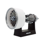 NikolaToy A380 Aircraft Turbofan Engine Model TR900 Creative Desktop Ornaments 23cm / 9in Physics Experiment Science Education Toys