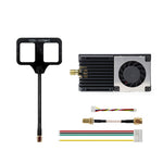 HGLRC ZEUS 1.2GHz 4.5W VTX 8CH High Power 12KM PIT/ 25mW/ 800mW/ 4.5W Image Transmission FPV Transmitter Adjustable Power Aerial Photography Travel FPV VTX For Rc Drone