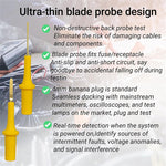 Automotive Circuit Test Probe Set Blade And Needle Probes 4mm Banana Plug Anti-Slip Handle For Multimeter Oscilloscope Test Lamp
