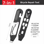 LinkMejor Ratchet Bike Repair Tool Kit Multi Functional Tire Lever Hook Magnetic Bit Storage 103g Lightweight Cycling Accessory