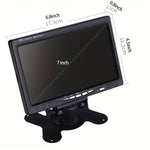 7" Monitor Parking Driving Monitoring Recorder Vehicle with 2 Backup Cameras for RV/SUV/Van/Pickup/Truck/Trailer