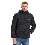 LinkMejor HJ-09B Heated Jacket 9 Areas Dual Control Zones USB Charging Winter Warm Outdoor Electric Heating Jackets